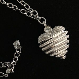 Swarovski Sensible Heart Clear Crystal Necklace